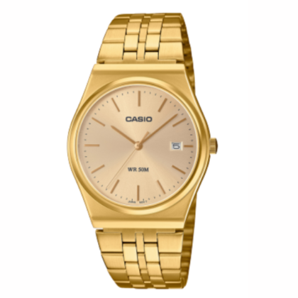 Casio General MTP-B145G-9AV Gold Stainless Steel Strap Analog Men Watch